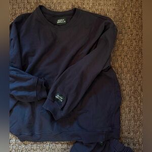 Daily Drills Midnight Black Sweatset - worn once XS/S